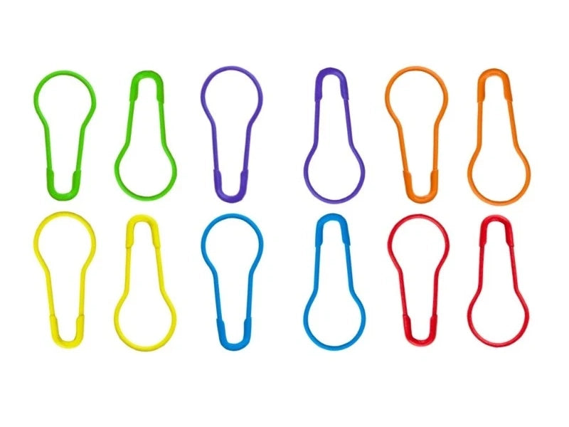 Safety pin stitch markers 12pk