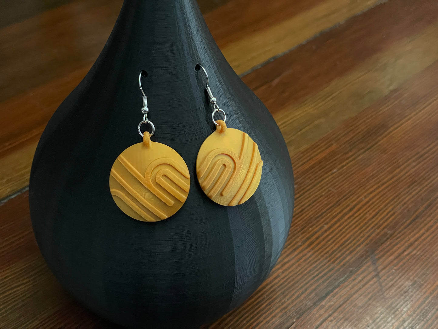 Loops and Lines Disc Earrings STL Bundle