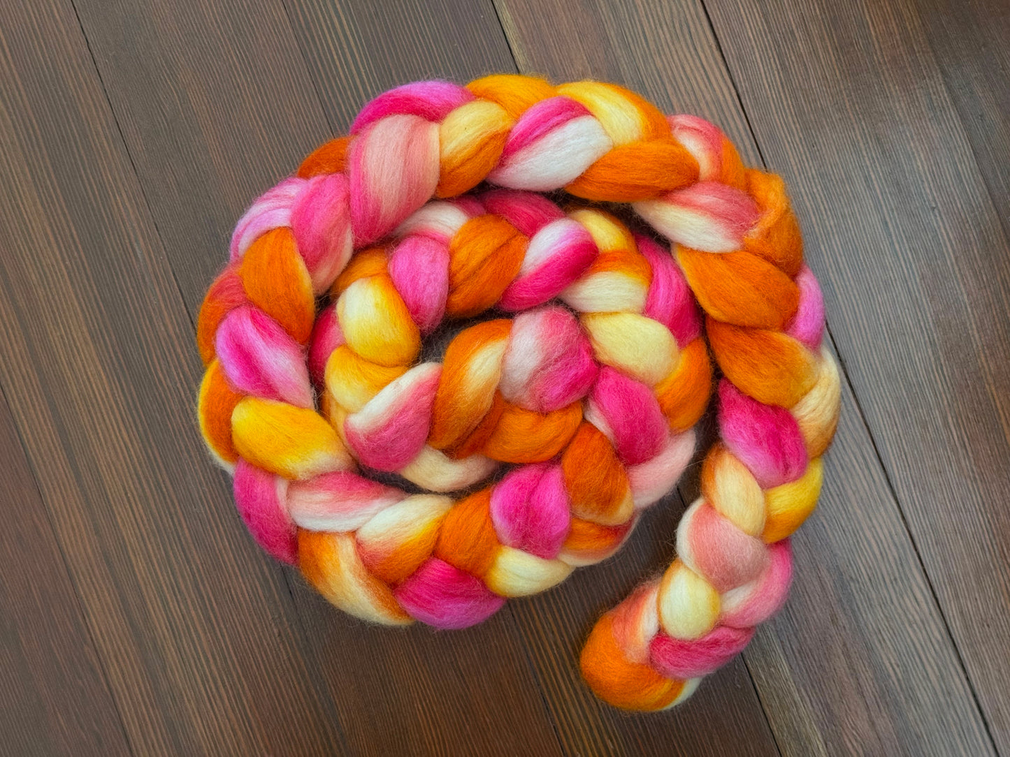 Pride Collection hand-dyed 100% Corriedale combed top