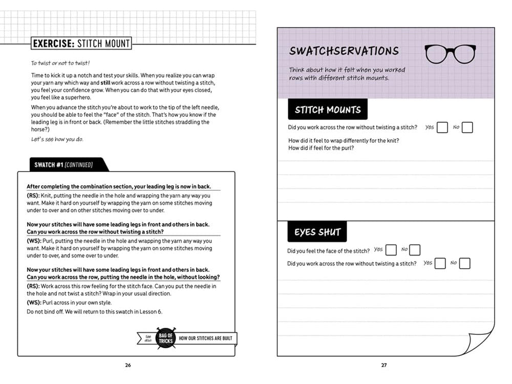 Patty Lyons' Knitting Bag of Tricks: The Official Workbook
