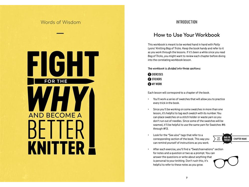 Patty Lyons' Knitting Bag of Tricks: The Official Workbook