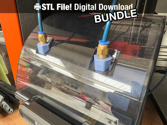Angled coupling for the Sovol SH02 for M6 Bowden fitting STL bundle