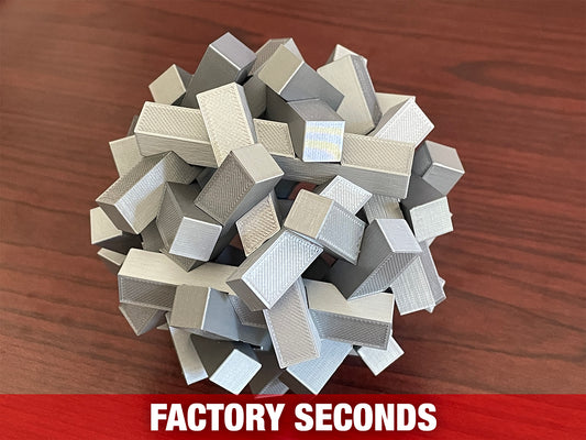 Symmetric Sticks 30 Piece Extreme 3D Printed Puzzle Factory Seconds