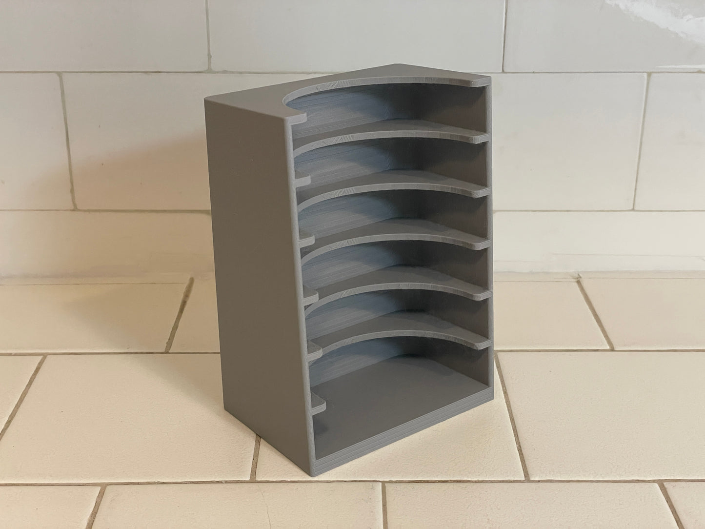 Mason Jar 6-Lid Rack Organizer