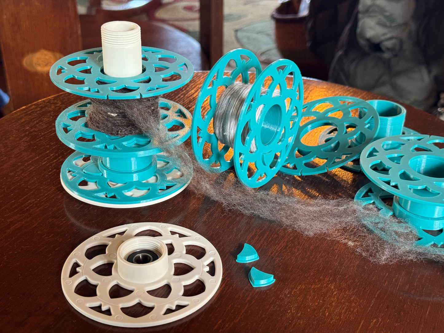 Sectional 3-Bobbin Insert Set for Electric Eel Wheel 6.x