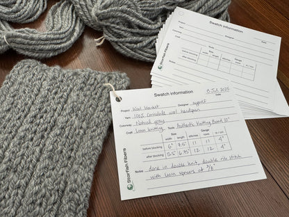 Project swatch information card