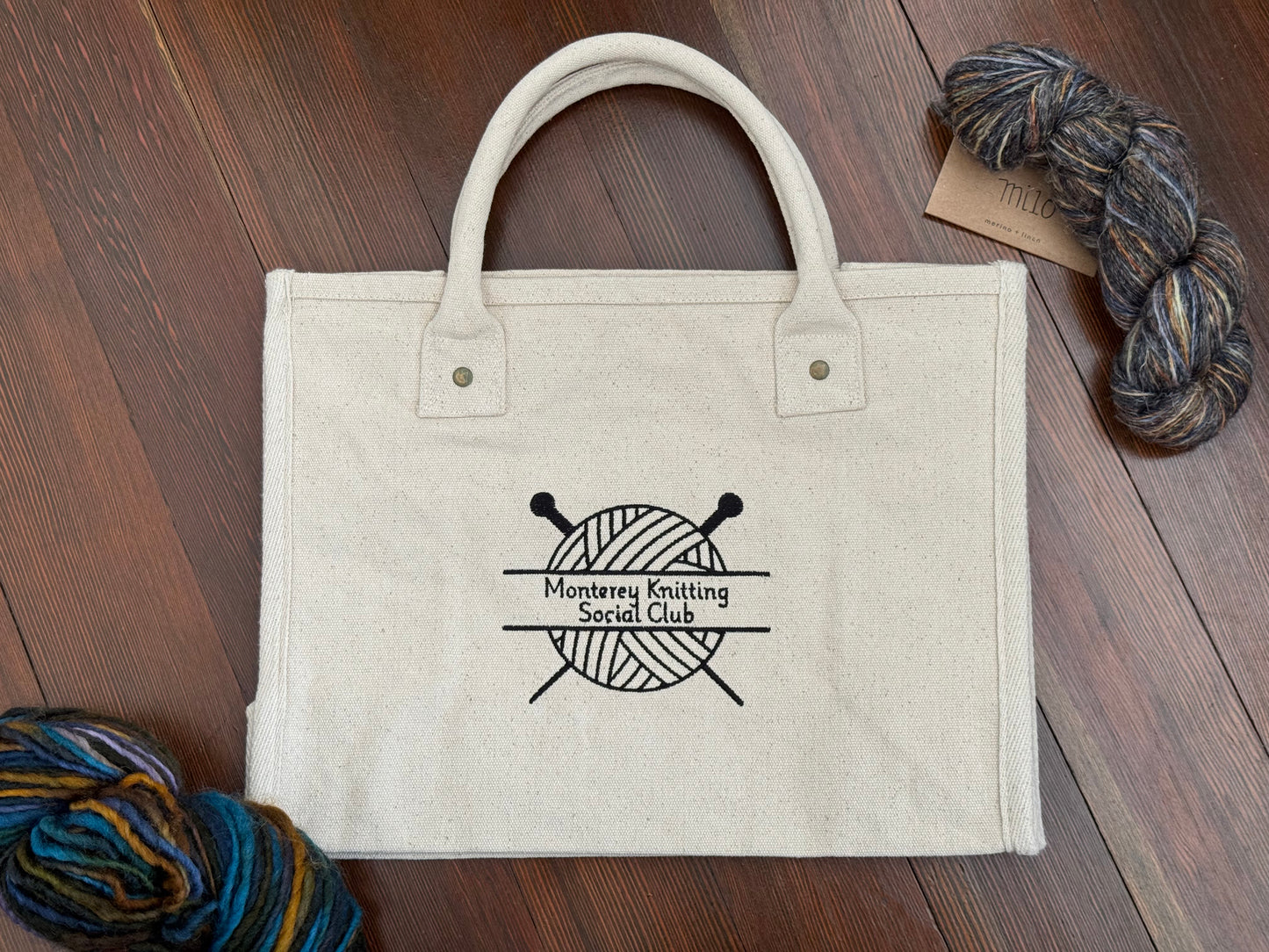 Monterey Knitting Social Club Medium Project Bag