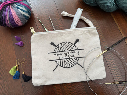 Monterey Knitting Social Club Notions Pouch