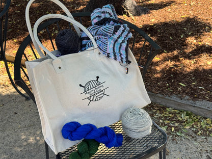 Monterey Knitting Social Club Large Project Bag