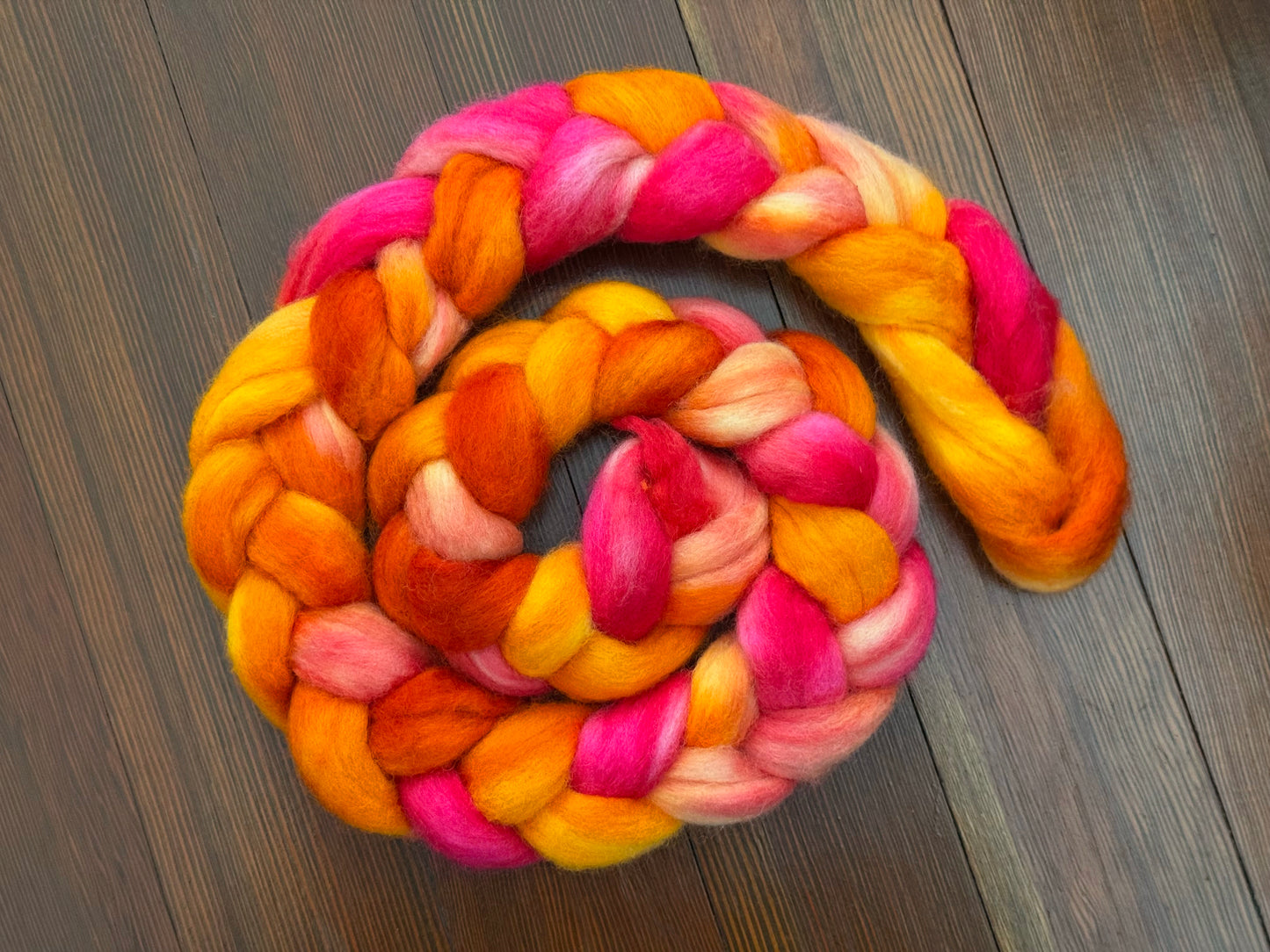 Pride Collection hand-dyed 100% Corriedale combed top