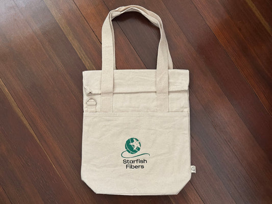 Small organic cotton project bag