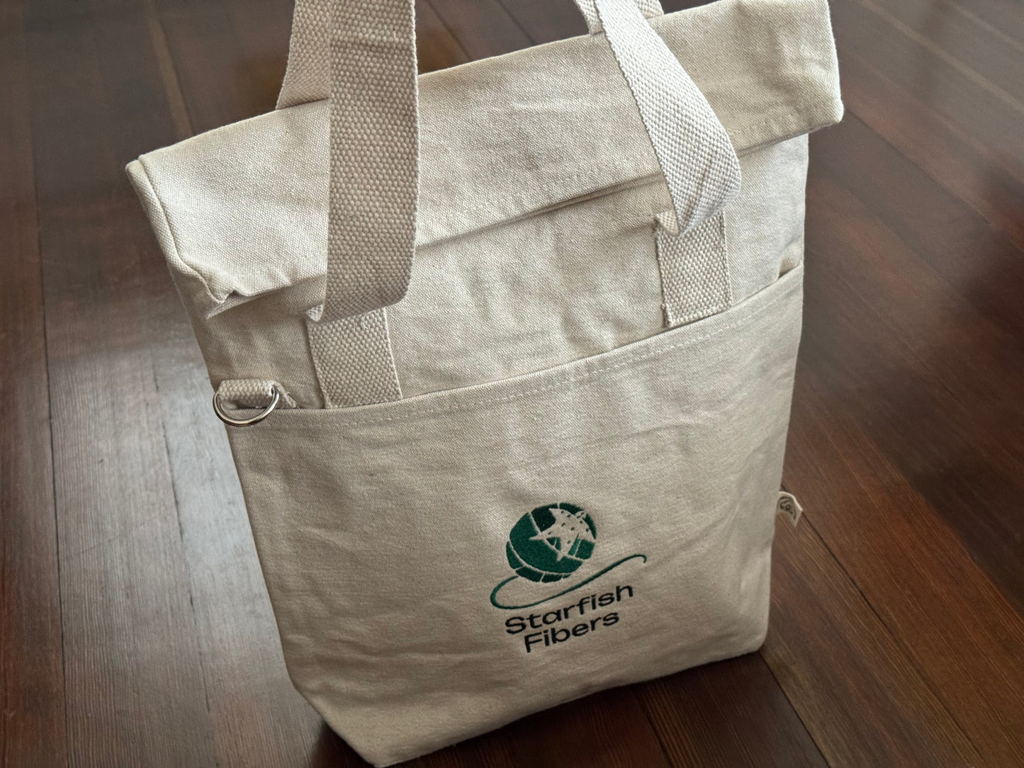Small organic cotton project bag