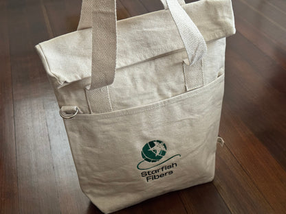 Small organic cotton project bag