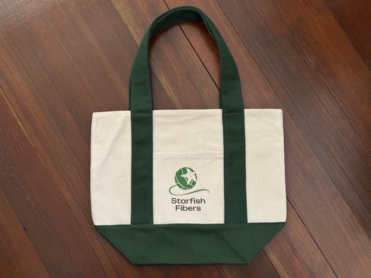 Mini canvas tote bag