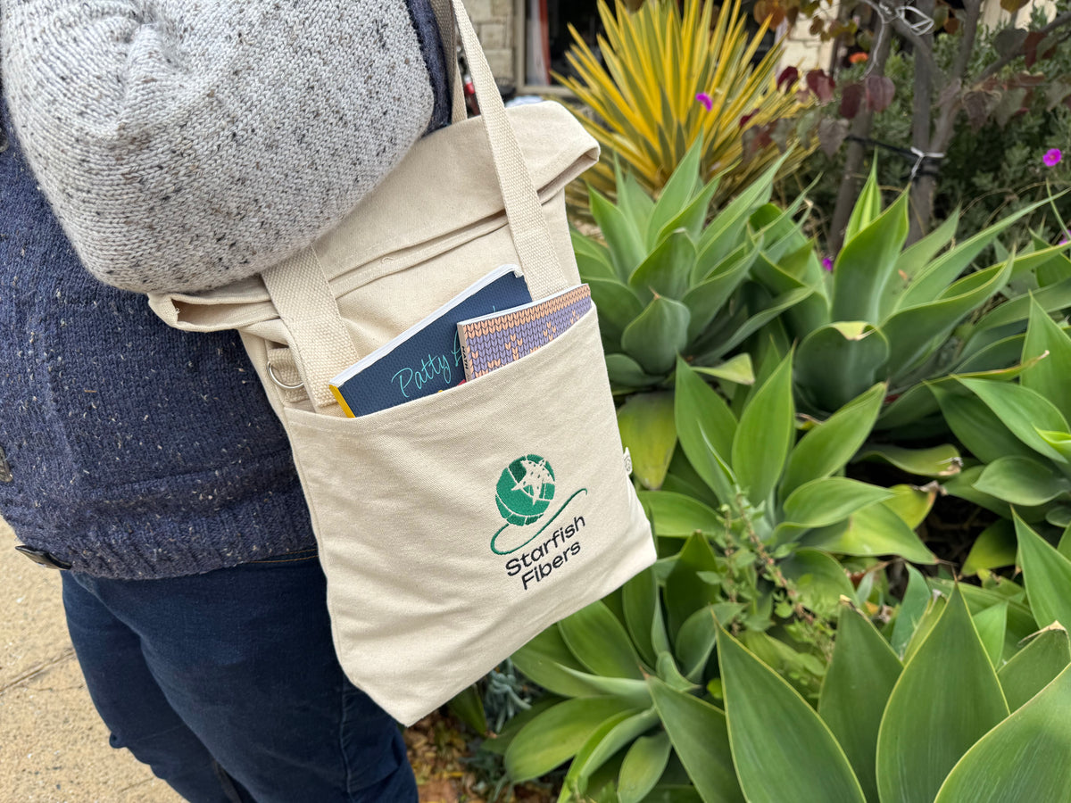 Small organic cotton project bag