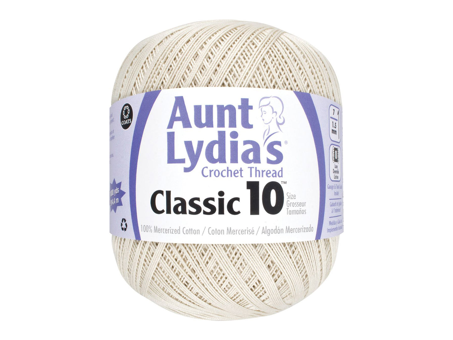 Classic 10 Crochet Thread Value Size