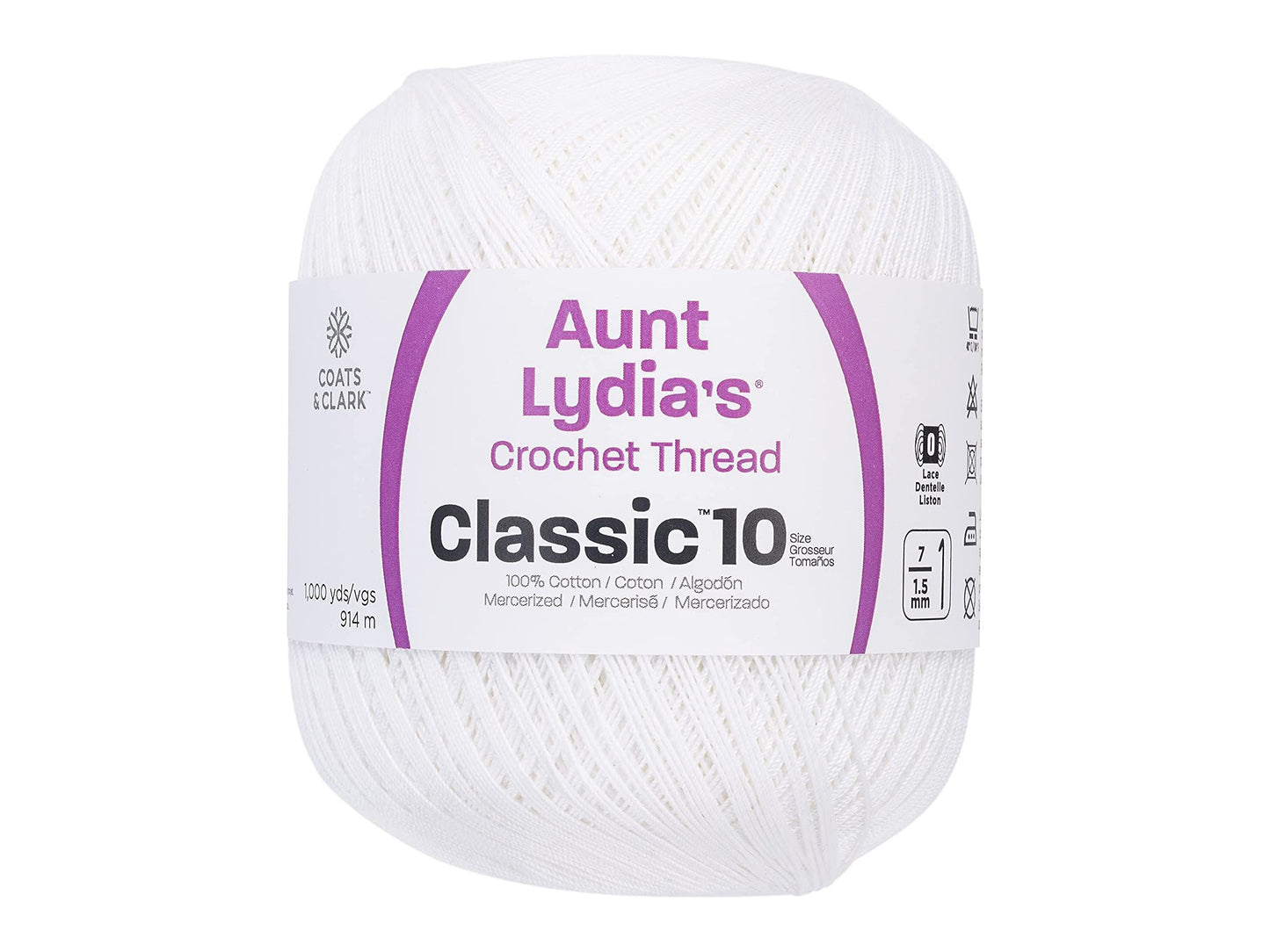 Classic 10 Crochet Thread Value Size