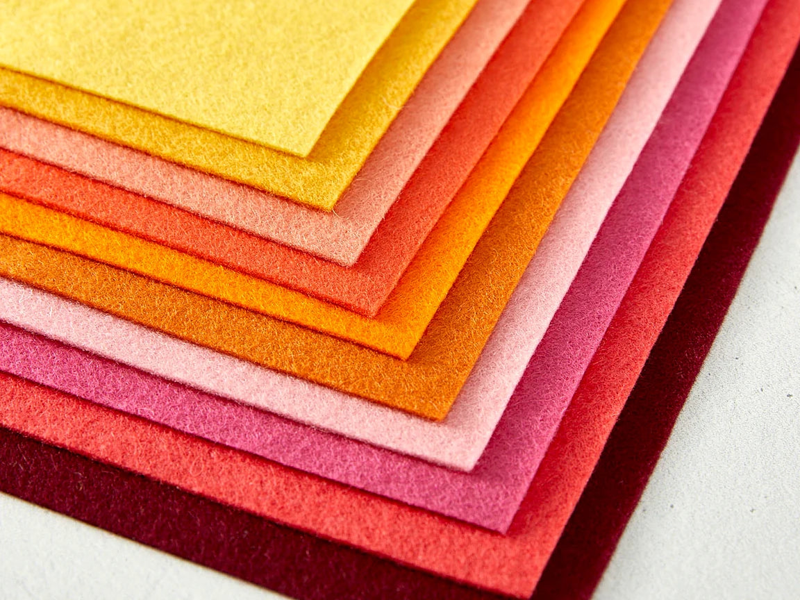 Merino Wool Felt Sheet Packs