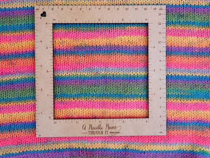Gauge swatch ruler
