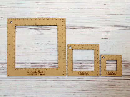 Gauge swatch ruler